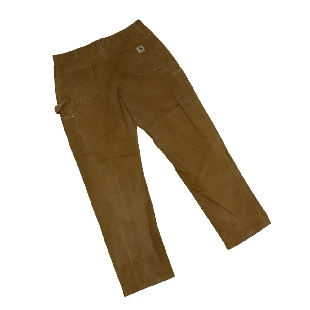 Carhartt brown double knee work wear carpenter pants